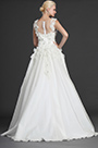 Graceful Two Straps Wedding Gown