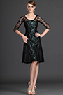 Charming Overlace Sleeves Mother of the Bride Dress