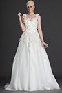Graceful Two Straps Wedding Gown