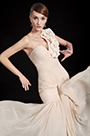 Fabulous One Shoulder Fully Ruched Bodice Evening Dress