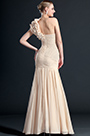 Fabulous One Shoulder Fully Ruched Bodice Evening Dress
