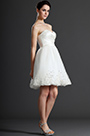 Charmante Bustier Courte Robe de Mariée
