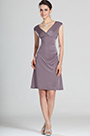 V-col Robe de Cockail Robe de Journée