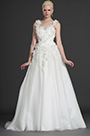 Graceful Two Straps Wedding Gown