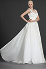 Graceful Two Straps Wedding Gown