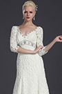 Gorgeous Lace Sleeves Wedding Gown