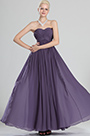 Милое  фиолетовое вечернее платье без бретелек