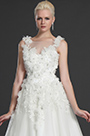 Graceful Two Straps Wedding Gown