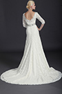 Gorgeous Lace Sleeves Wedding Gown