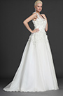 Graceful Two Straps Wedding Gown