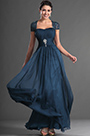 Einfach Elegant Blau Abendkleid