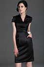 Elegant Black Sleeves Mother of the Bride Dress