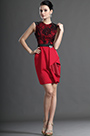 Elegant  Sleeveless Red Lace Mother of the Bride Dress