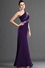 Charming One Shoulder Pleated Evening Dress