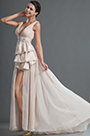 Gorgeous Plunging V Col Robe de Soiree