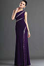 Charming One Shoulder Pleated Evening Dress