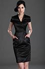 Elegant Black Sleeves Mother of the Bride Dress