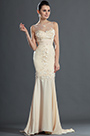 Elegant Mermaid Flower Evening Dress