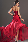 Stylish Ruched bodice Red Evening Dress