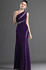 Charming One Shoulder Pleated Evening Dress