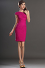 Simple Solo Hombro Vestido de Coctel Vestido de Fiesta