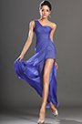 Wunderbar Blau Ein Schulter Abendkleid