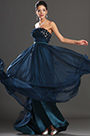 New Adorable Strapsless Overlace Evening Dress