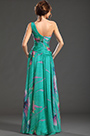 New Gorgeous Printed One Shoulder Evening Dress