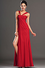 New Gorgeous High Split Red Evening Dress