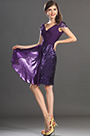 New Cap sleeves Shiny Sweety Cocktail Dress Party Dress
