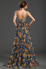New Gorgeous Straps Multi-color Evening Dress