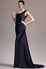 New Gorgeous One Shoulder Delicated Flowers and Beads Evening Dress