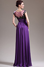 New Stunning Purple Evening Dress Prom Gown
