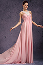New Gorgeous Chiffon Halter Evening Dress Pink