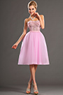 2013 P/E Fashion Show Sans Bretelles Rose Robe de Cocktail Robe de Bal