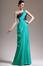 New Charming One Diagonal Shoulder Evening Dress