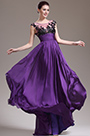 New Stunning Purple Evening Dress Prom Gown