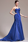 New One Shoulder Lovely Evening Dress