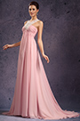 New Gorgeous Chiffon Halter Evening Dress Pink