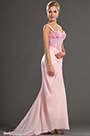 2013 S/S модный шоу розовое вечернее платье без бретелек