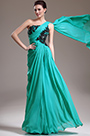 New Charming One Diagonal Shoulder Evening Dress