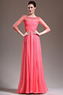 New Beads 3/4 Sleeve Prom Gown Mother of the Bride Dress