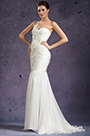 New One Shoulder Fabulous Evening Dress Wedding Gown