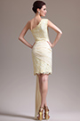 Stylish One Shoulder Lace Cocktail Dress Party Dress