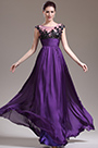 New Stunning Purple Evening Dress Prom Gown