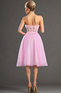 2013 P/E Fashion Show Sans Bretelles Rose Robe de Cocktail Robe de Bal
