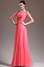 New Beads 3/4 Sleeve Prom Gown Mother of the Bride Dress