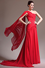 New Great Amazing One Shoulder Red Evening Dress