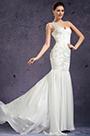 New One Shoulder Fabulous Evening Dress Wedding Gown