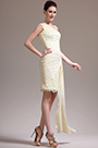 Stylish One Shoulder Lace Cocktail Dress Party Dress